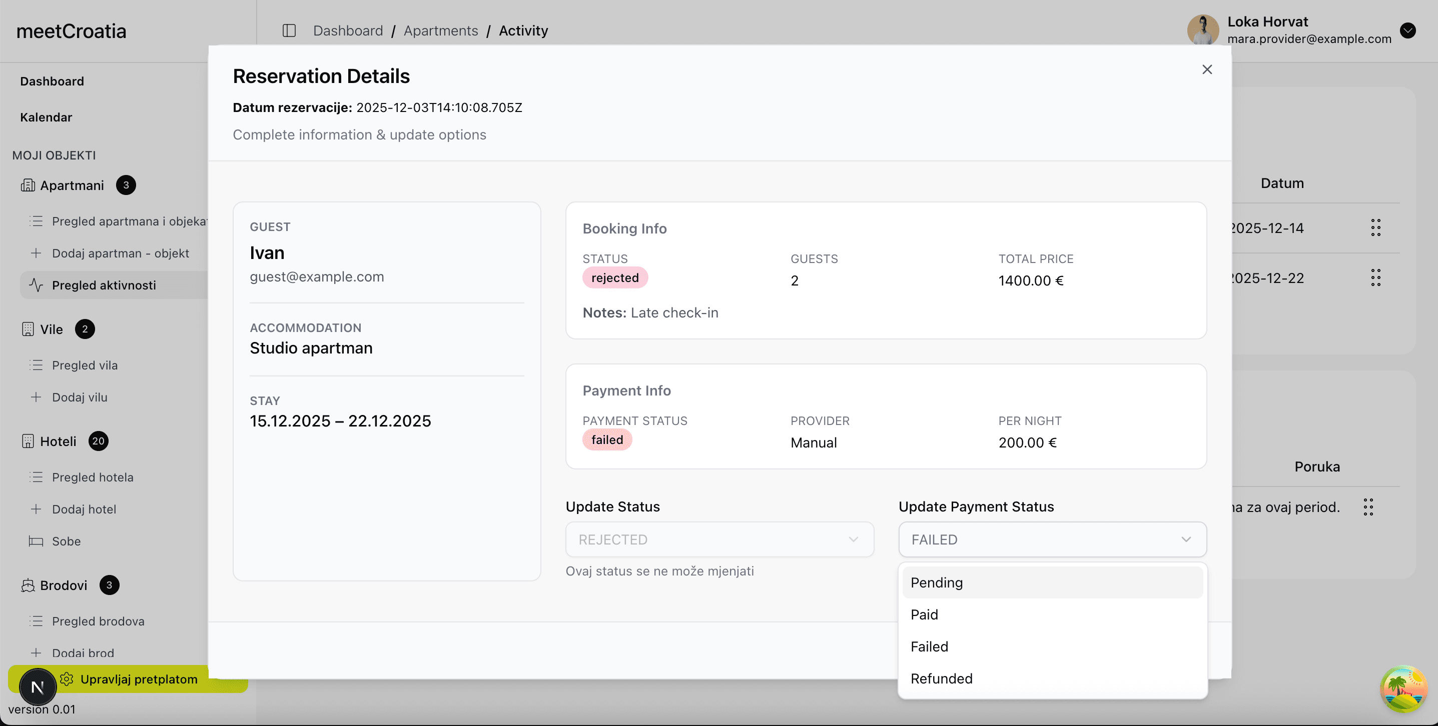 meetCroatia platform
